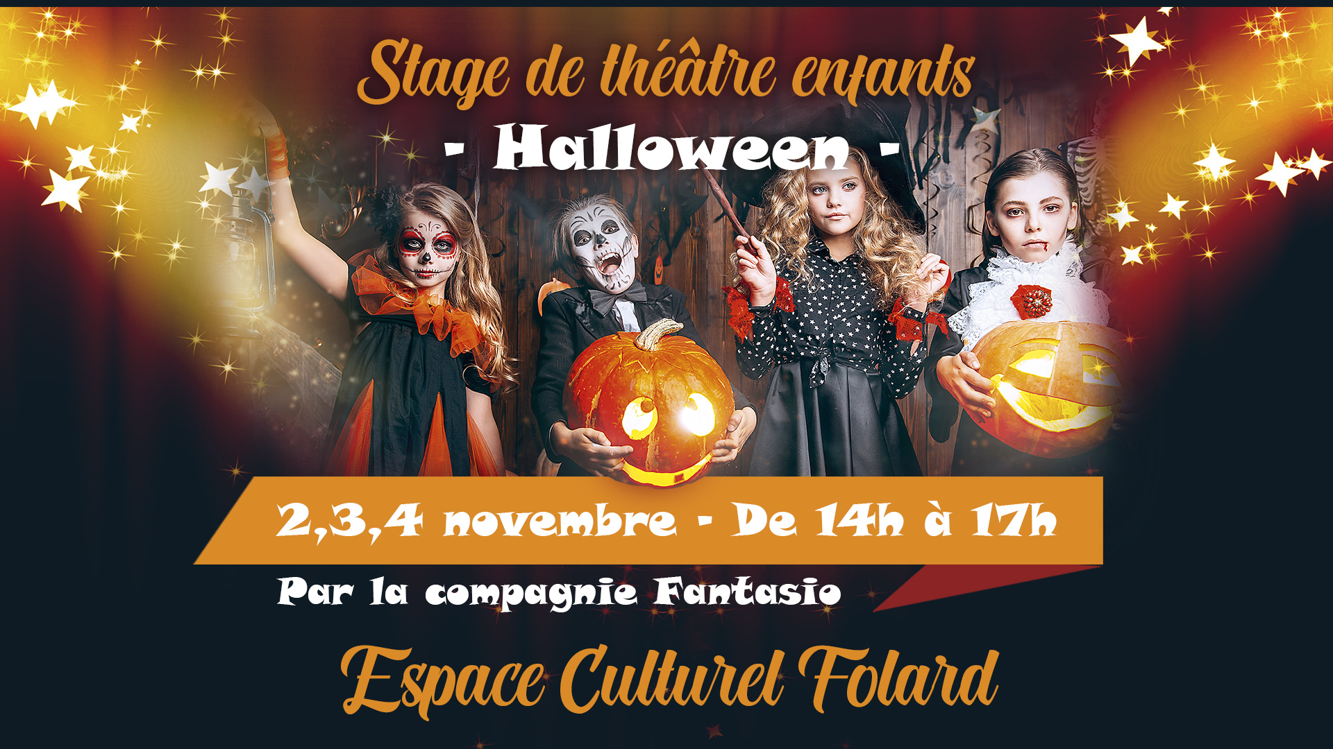 Stage théâtre enfants (Halloween) par la Compagnie Fantasio